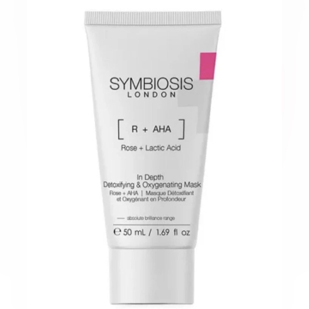 SYMBIOSIS R + AHA In Depth Detoxifying & Oxygenating Mask 1.69 oz 50ml ~ New! 💖